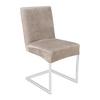 Povlak na židli Steve, 68/48/48cm, šedohnědá - šedohnědá, Konvenční, textil (68/48/48cm) - Modern Living