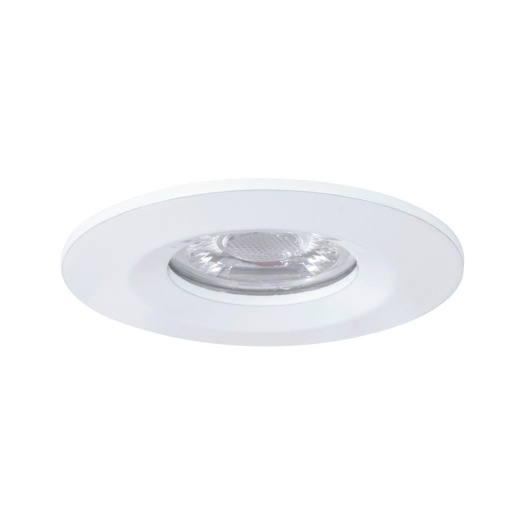 Led-deckenleuchte Ø 6,5 Cm, 1-Flammig, Rund - Alufarben/Weiß, Basics, Metall (6,5cm) - Paulmann