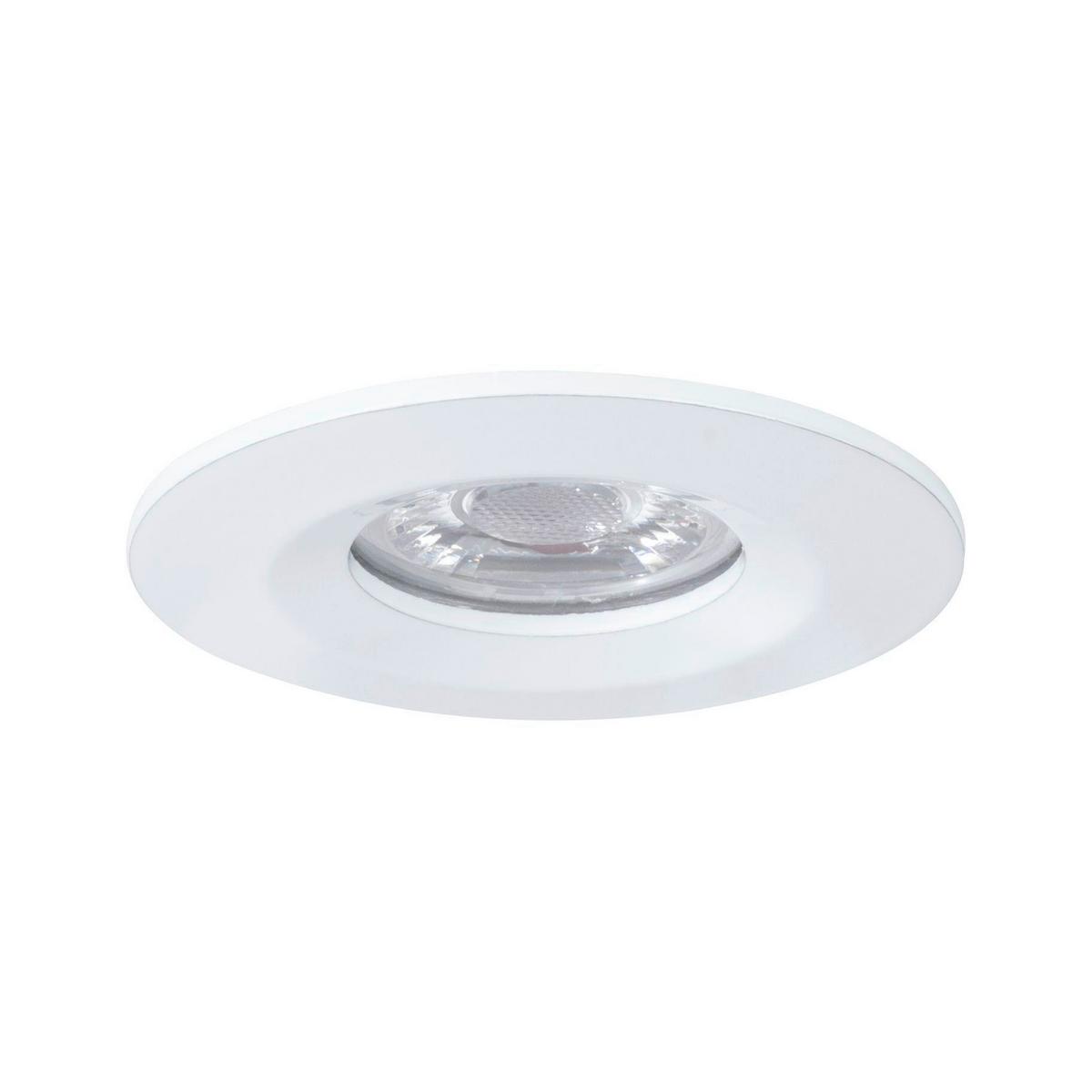 LED-Deckenleuchte Ø 6,5 cm, 1-Flammig, Rund - Alufarben/Weiß, Basics, Metall (6,5cm) - Paulmann