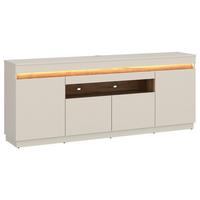 Phonotisch Samu B: 180 Cm Kaschmir/eichefarben - Kaschmir/Eichefarben, Trend, Holzwerkstoff (180/74/40cm)