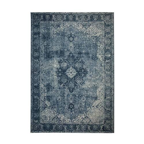 Vintage-Teppich Antique Blau B: 155 cm - Blau, Basics, Textil (155/230cm)