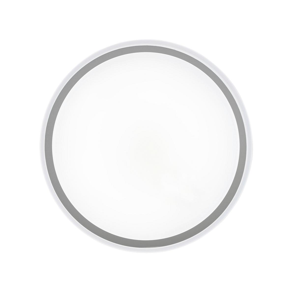 STROPNÉ LED SVIETIDLO FARBI - biela/chrómová, Modern, kov/plast (38/38/6cm) - Mömax