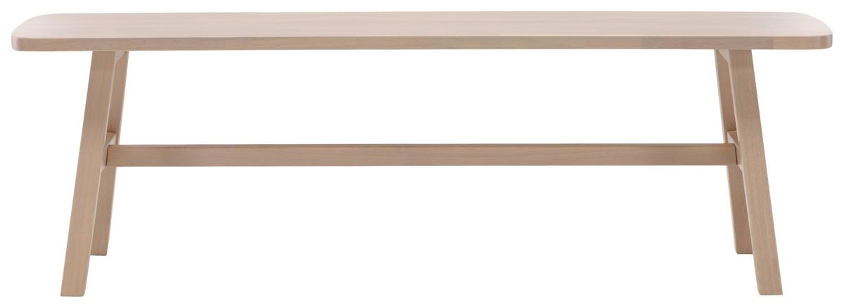 Sitzbank Hälsö - Weiß, Design, Holz (140/45/35cm) - Livetastic