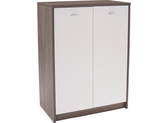 Komód 4-you - sötétbarna/fehér, modern, faanyagok (74/111,4/34,6cm) Komód 4-you - sötétbarna/fehér, modern, faanyagok (74/111,4/34,6cm)