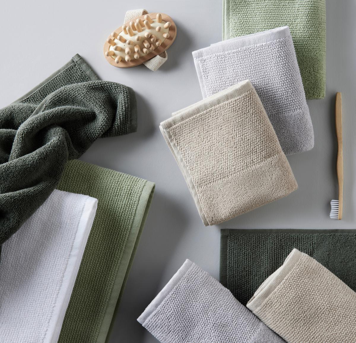 RUČNÍK Olivia, 50/100cm, bílá - bílá, Konvenční, textil (50/100cm) - Premium Living