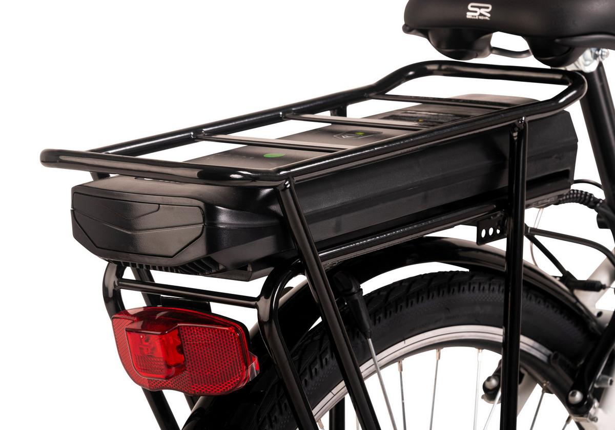 Elektrofahrrad Hollandia Zagon Weiss - Weiß, Basics, Metall (21/116/188cm) - KS Cycling