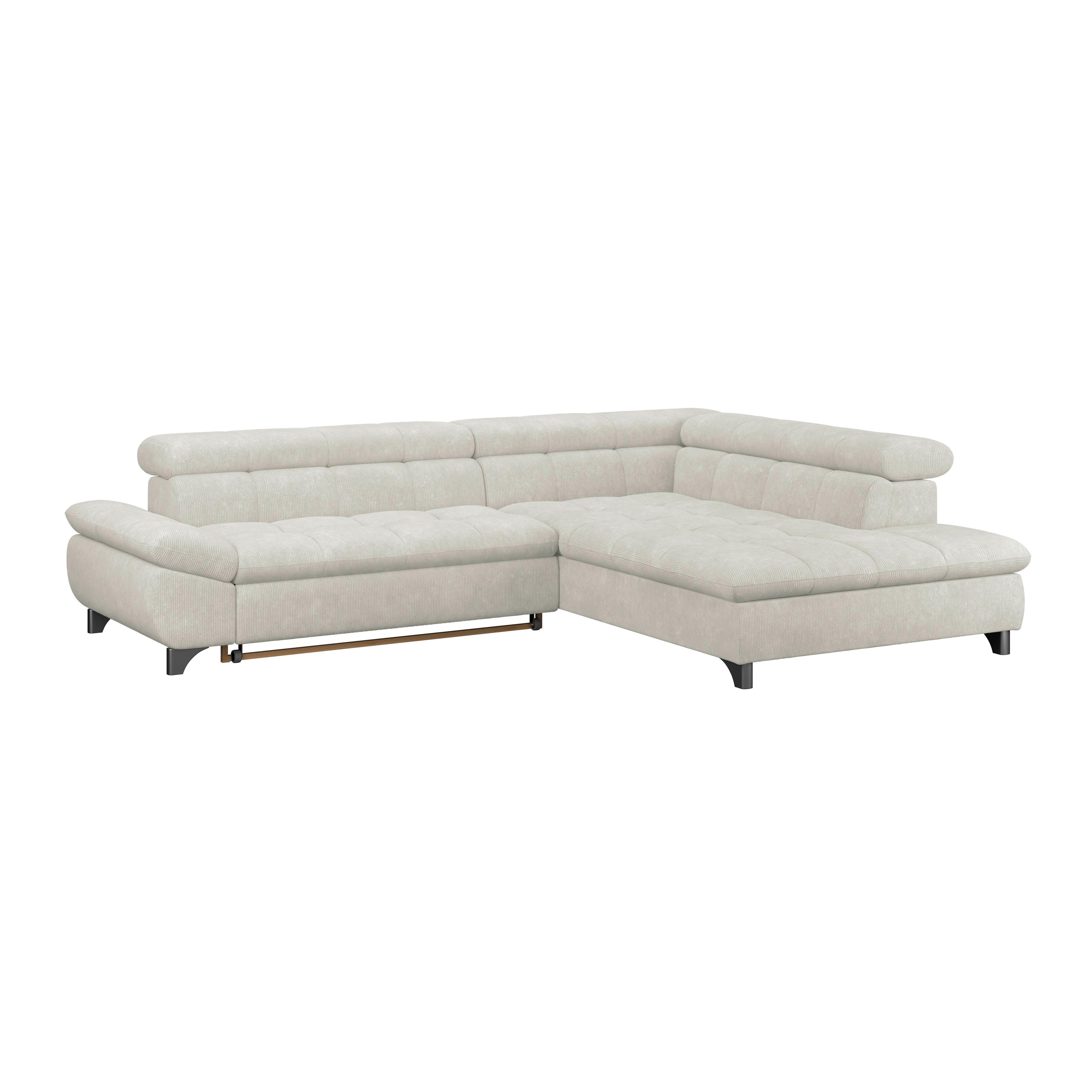 Ecksofa Gemini Elfenbeinfrabig, B: 312cm