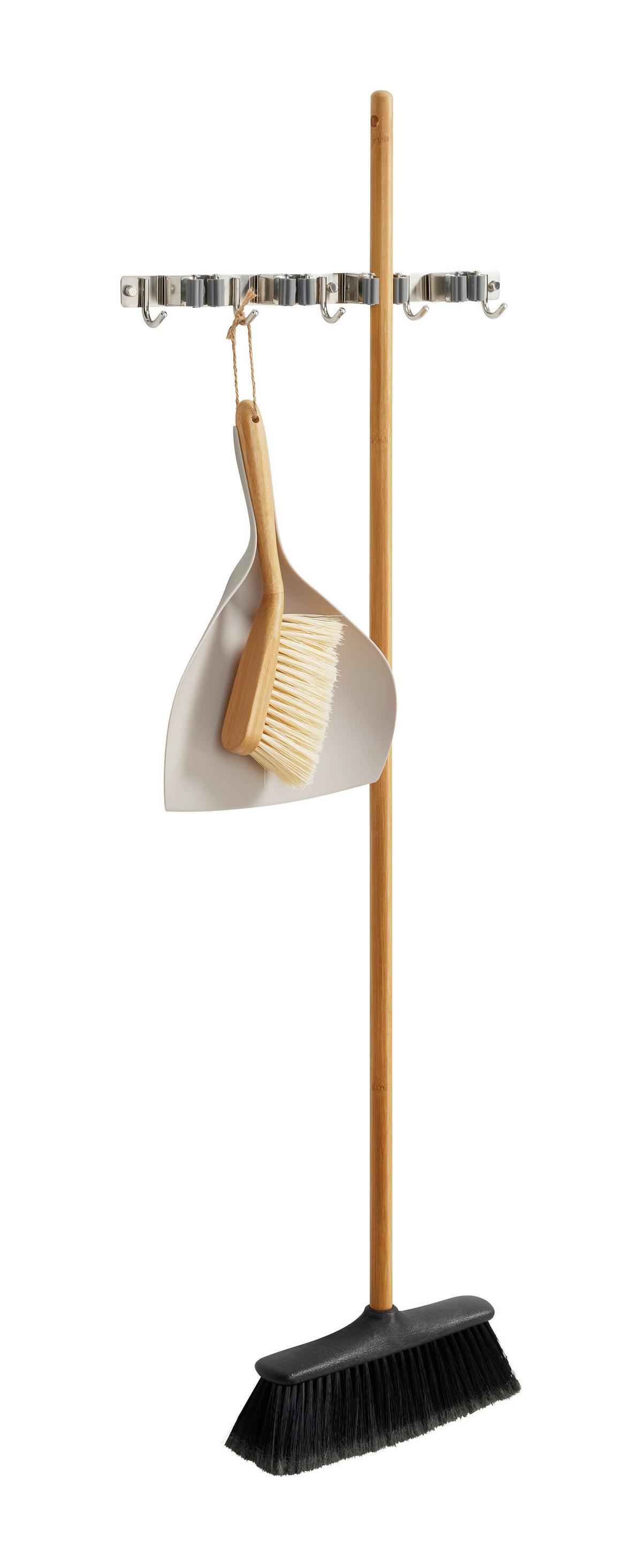 Držák na stěnu PRAKTIKER - barvy stříbra, Konvenční, kov (43,5cm) - Mömax