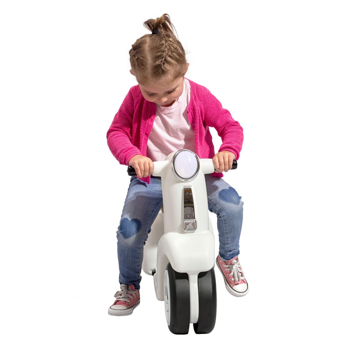 Laufrad Ride Along Scoot Braun/weiß T: 50,8 Cm - Braun/Weiß, KONVENTIONELL, Kunststoff (50,8cm) - Ambia Garden