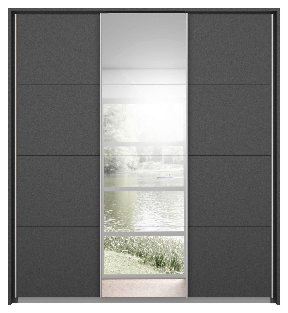 Paspartový rám MIAMI Š/V/H:cca 211/233/64cm - sivá, Modern, kompozitné drevo (211/233/64cm)