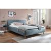 Polsterbett 140x200 cm Mattis Hellblau - Eichefarben/Hellblau, Design, Textil (140/200cm) - Livetastic
