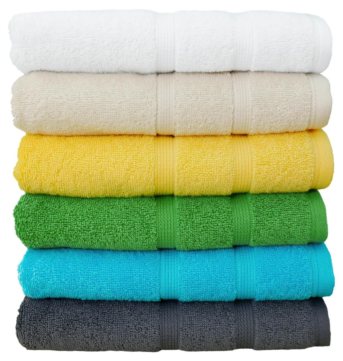 Törölköző Katharina - fehér, Lifestyle, textil (67/140cm) - Framsohn