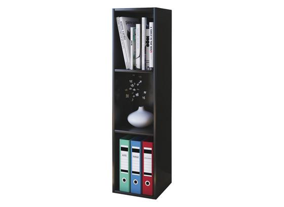 Regal Mendas B: 34 cm - Schwarz, MODERN, Holzwerkstoff (34/115/29cm) Regal Mendas B: 34 cm - Schwarz, MODERN, Holzwerkstoff (34/115/29cm)