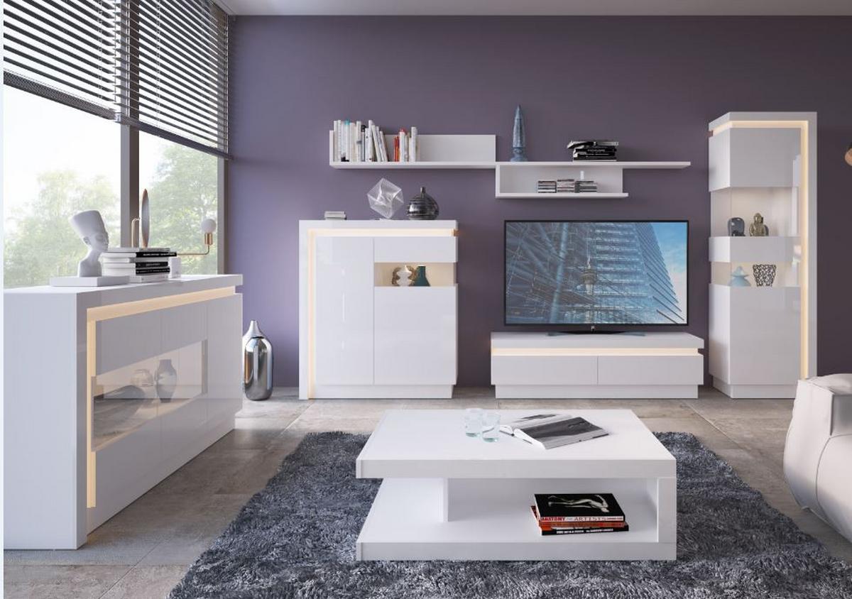 Vitrine Lyon - Schwarz, Trend, Glas/Holzwerkstoff (59,7/198/42cm) - Hom`in
