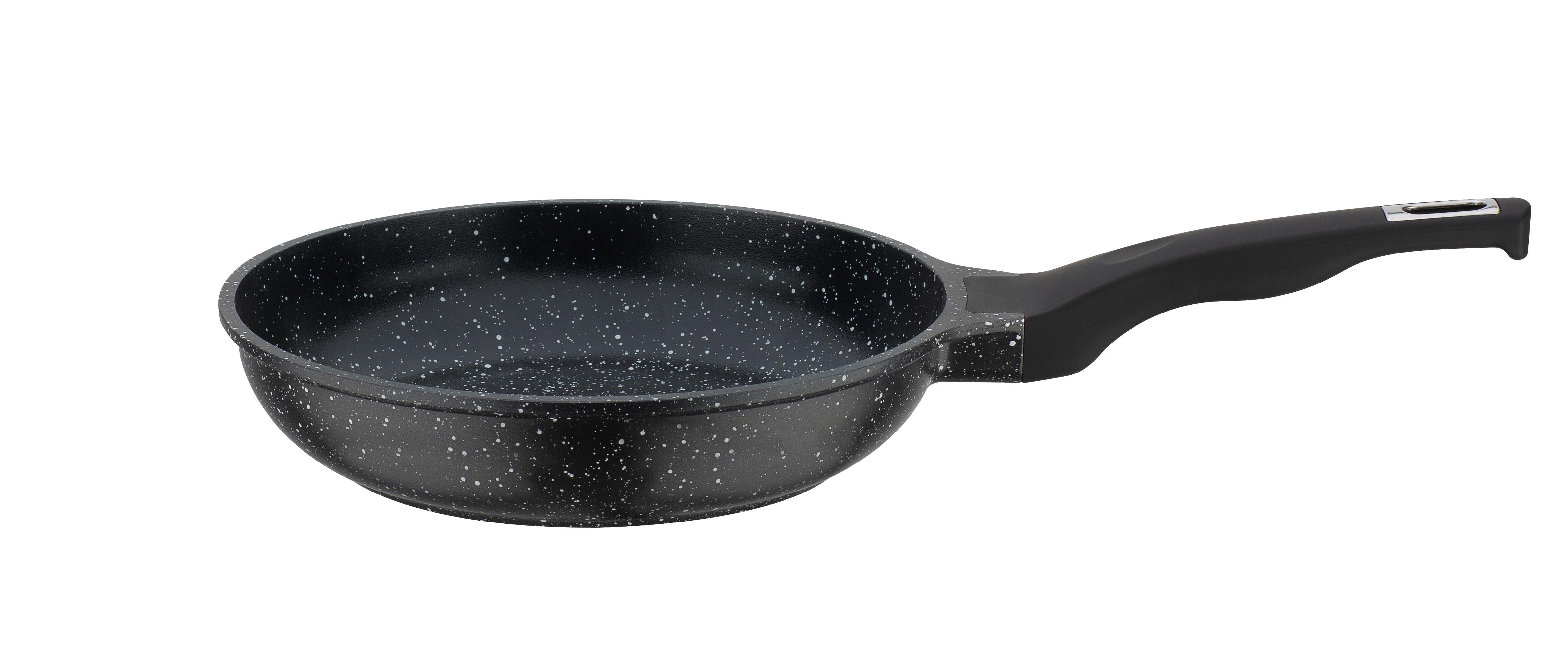 Pfanne Titanium Granitadvanced Aluminiumguss, Schwarz - Schwarz, Basics, Metall (24cm) - GSW