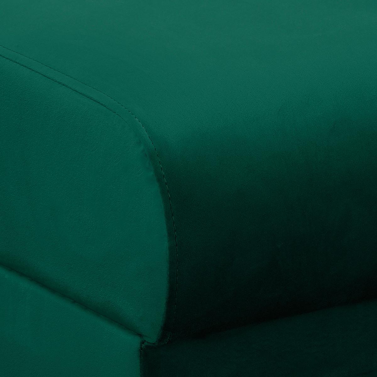 Ecksofa Beata Grün S: 150x230 cm - Wengefarben/Grün, Design, Textil (150/230cm) - Livetastic