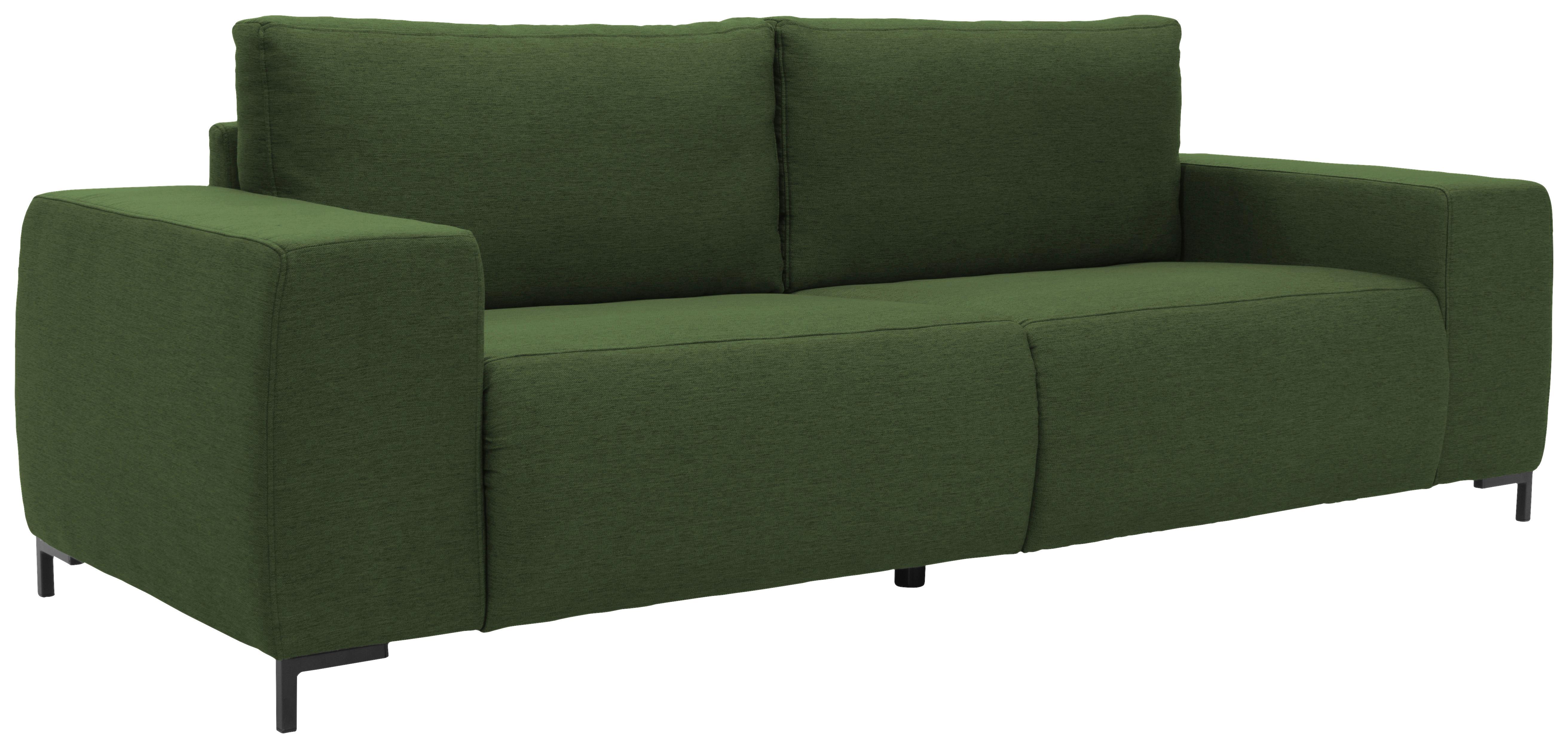 Bigsofa Looks Vi - Schwarz/Grün, Design, Textil (242/88/88cm) - LOOKS by W.Joop