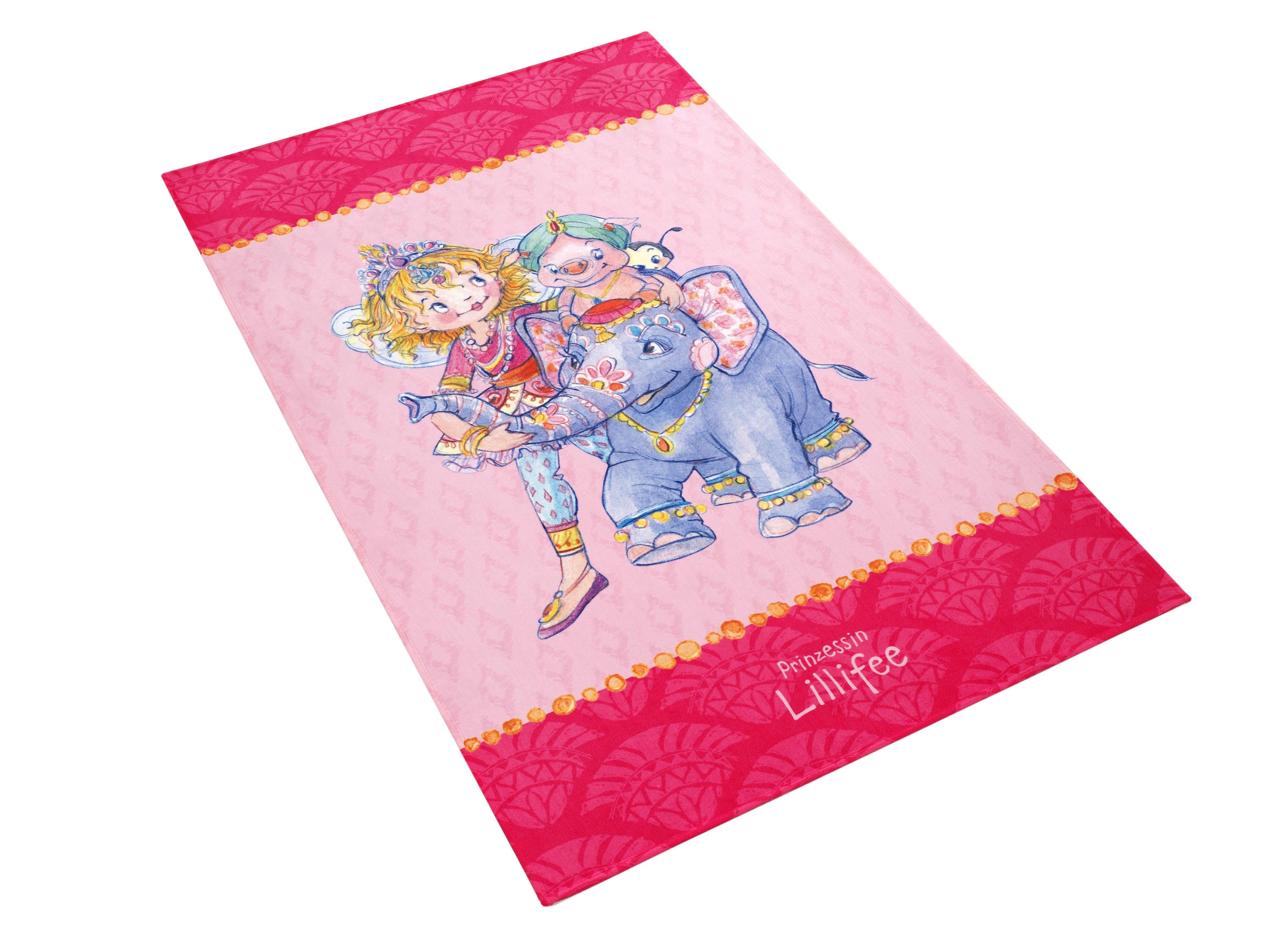 Kinderteppich Prinzessin Lillifee Rosa 80x150 Cm - Pink/Rosa, Trend, Textil (80/150cm)