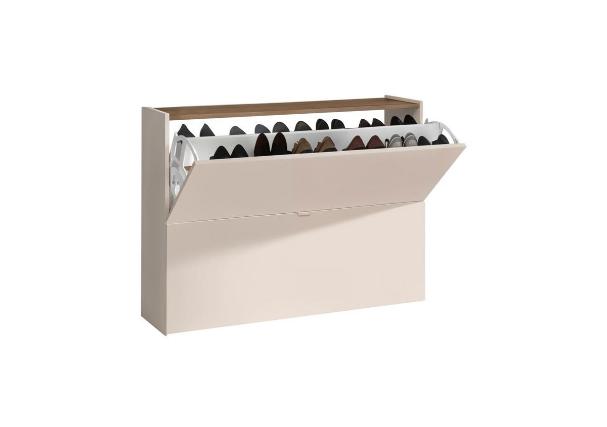 Schuhkipper Rainbow Eichefarben/kaschmir B:104 Cm - Kaschmir/Eichefarben, Design, Holzwerkstoff (104/77/29cm) - MID.YOU