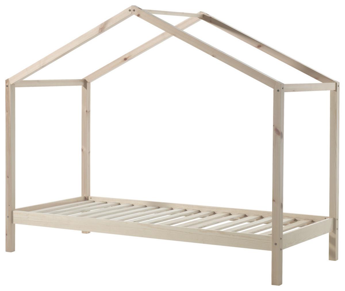 Hausbett Dallas 90x200 Cm Kiefer Natur - Kieferfarben, MODERN, Holz (90/200cm) - MID.YOU