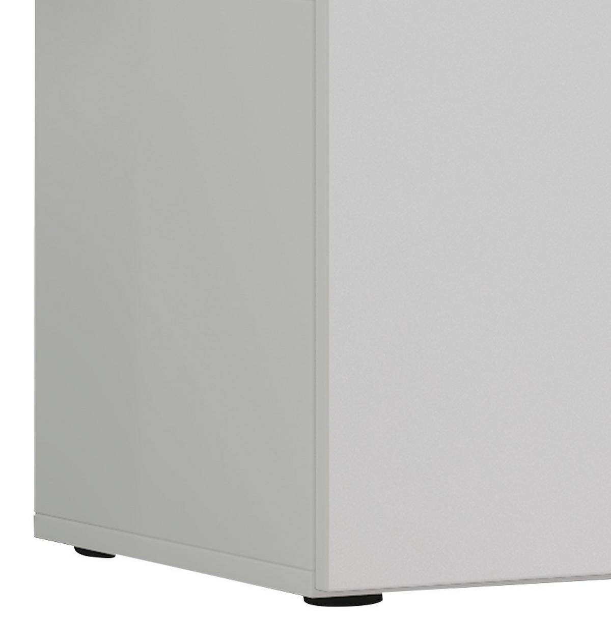 TV - skrinka Lowina š: 115 cm biela - čierna/biela, Konventionell, kompozitné drevo/plast (115/40/36cm) - MID.YOU