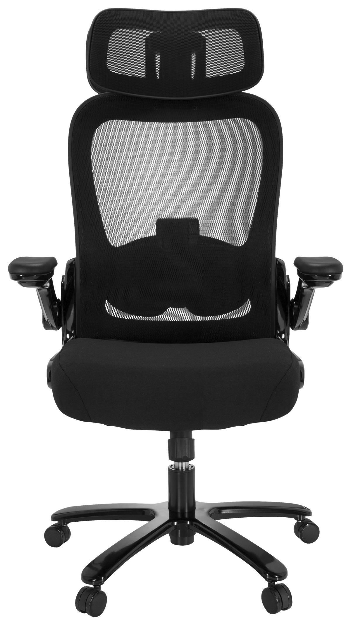 Drehstuhl Instructor Sw I Pro Schwarz - Schwarz, MODERN, Kunststoff/Textil (75/142/63cm) - MID.YOU