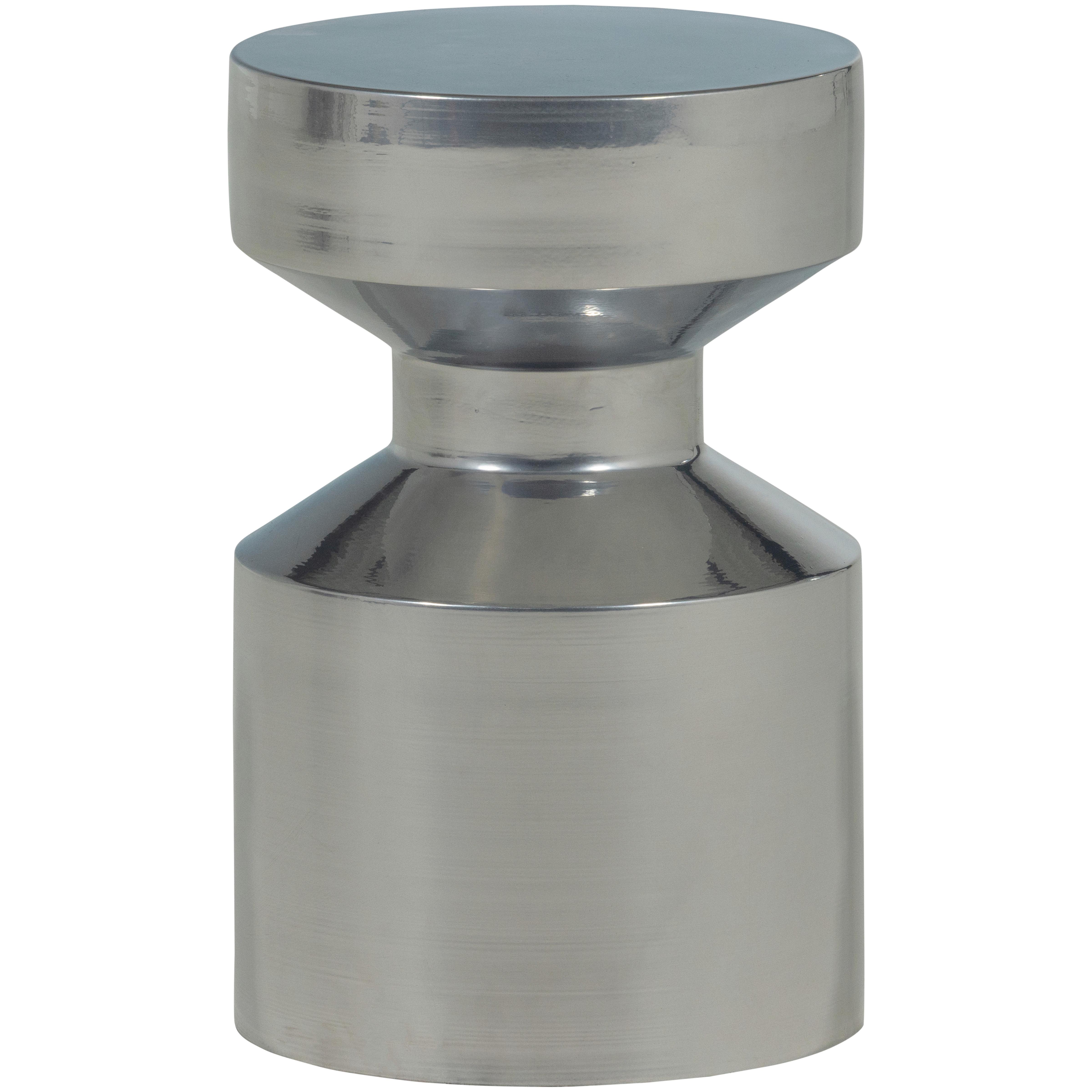 Beistelltisch Ferry Chromfarben B: 30 cm - Chromfarben, Design, Metall (30/30/47cm) - Livetastic