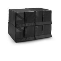 Krabice na boty Unit - šedá, Konvenční, textil/plast (22/34/16cm) - Modern Living