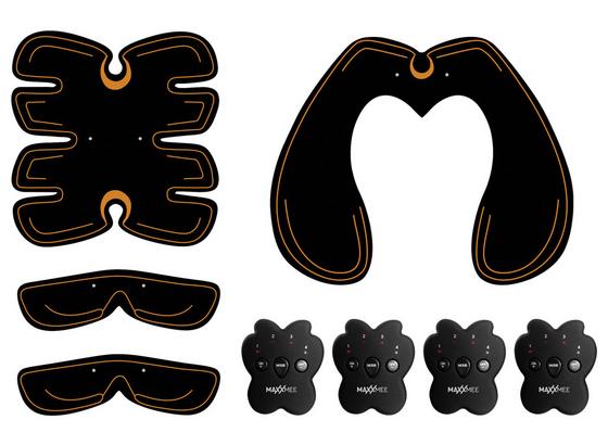 Muskelstimulator Maxxmee Set 4tlg - Schwarz/Orange, Basics, Kunststoff (8/6,5/2cm) - TV - Unser Original Muskelstimulator Maxxmee Set 4tlg - Schwarz/Orange, Basics, Kunststoff (8/6,5/2cm) - TV - Unser Original