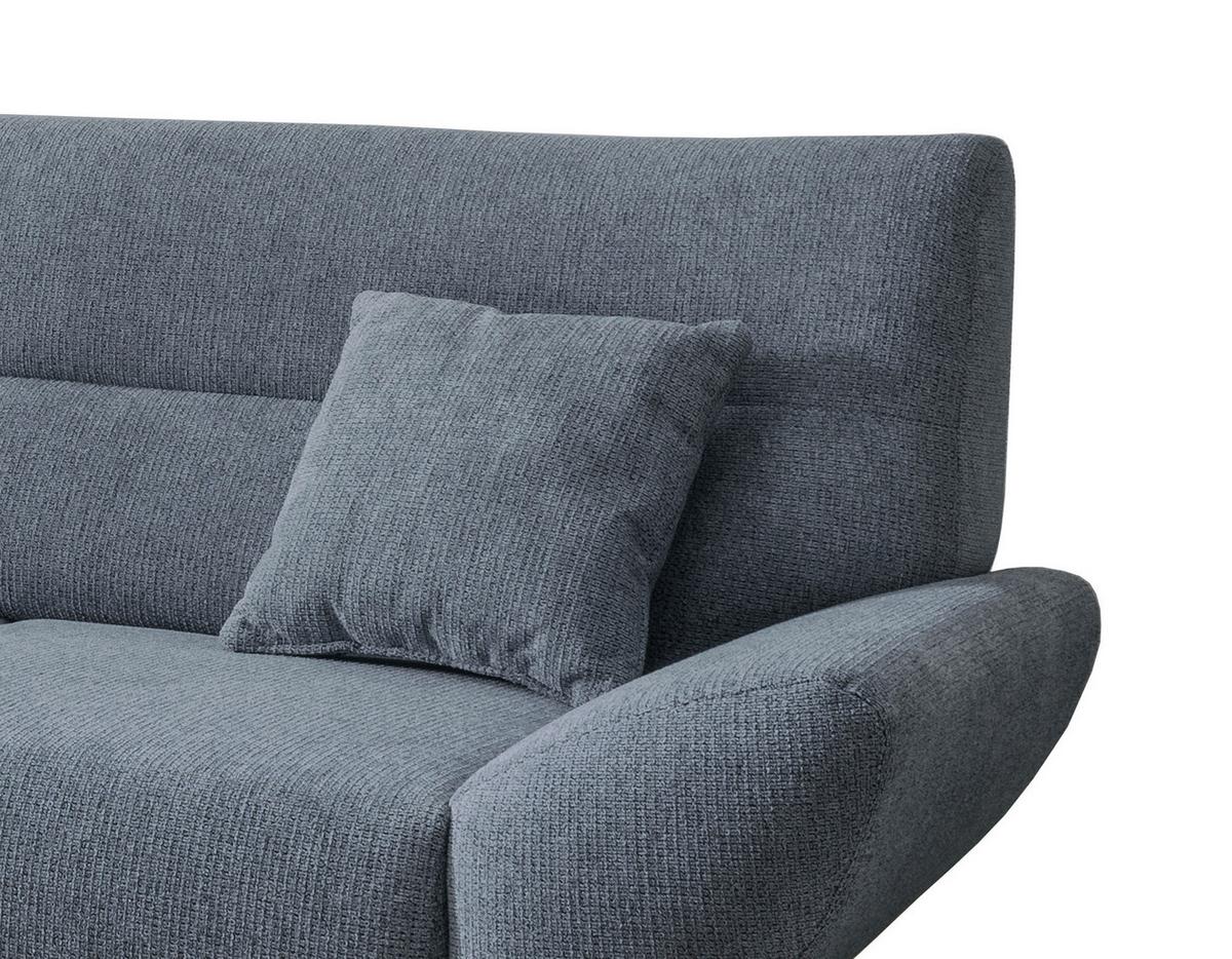 Ecksofa Drago Hellblau S: 166/290 cm - Wildeiche/Hellblau, MODERN, Holz/Textil (166/290cm) - MID.YOU