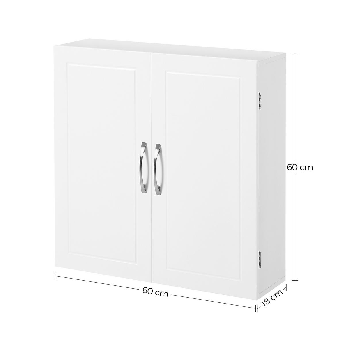 Hängeschrank Bbc320w01 - Weiß, Trend, Holzwerkstoff (60/60/18cm) - MID.YOU