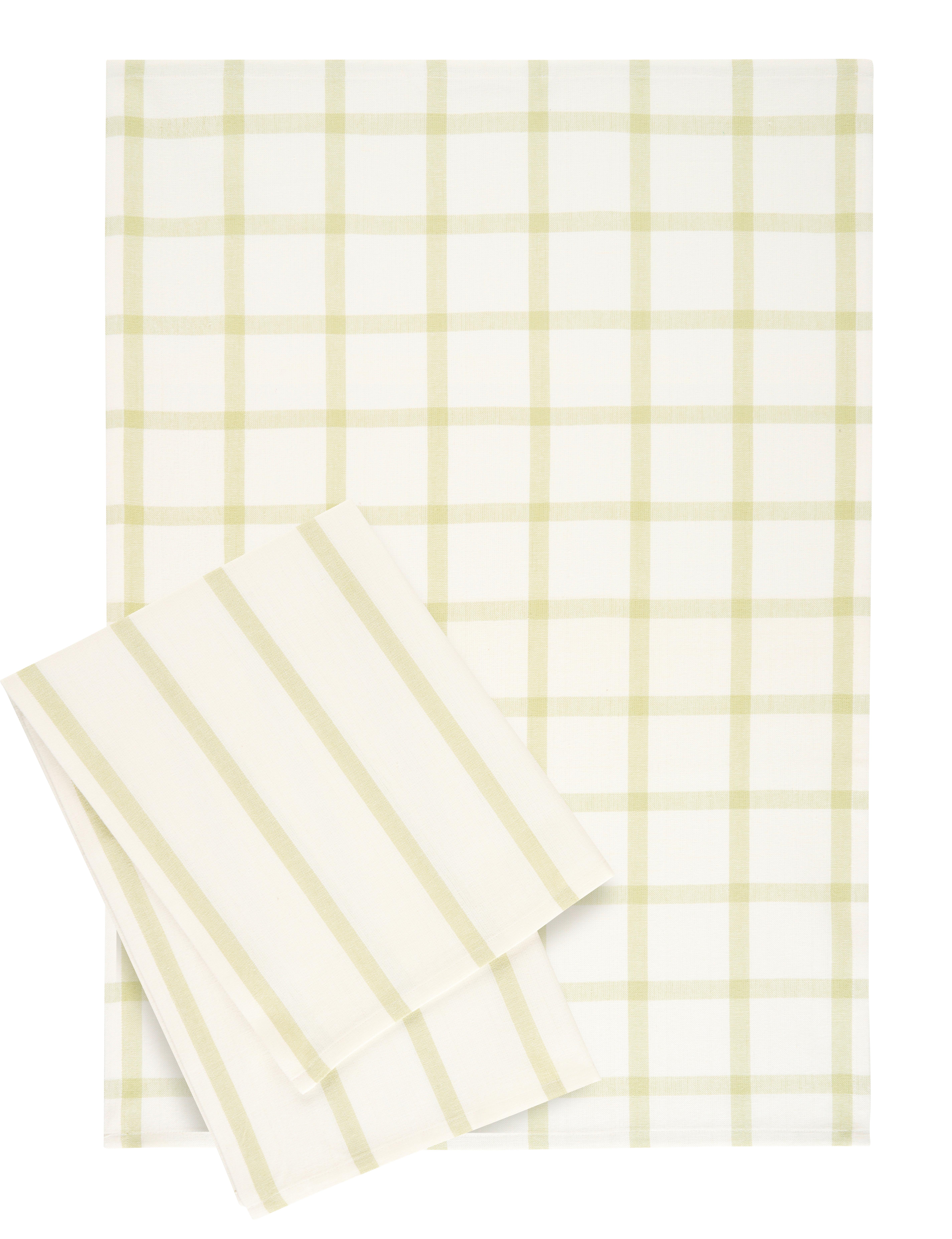 SADA UTĚREK EMMA - bílá/zelená, Konvenční, textil (50/70cm) - Mömax