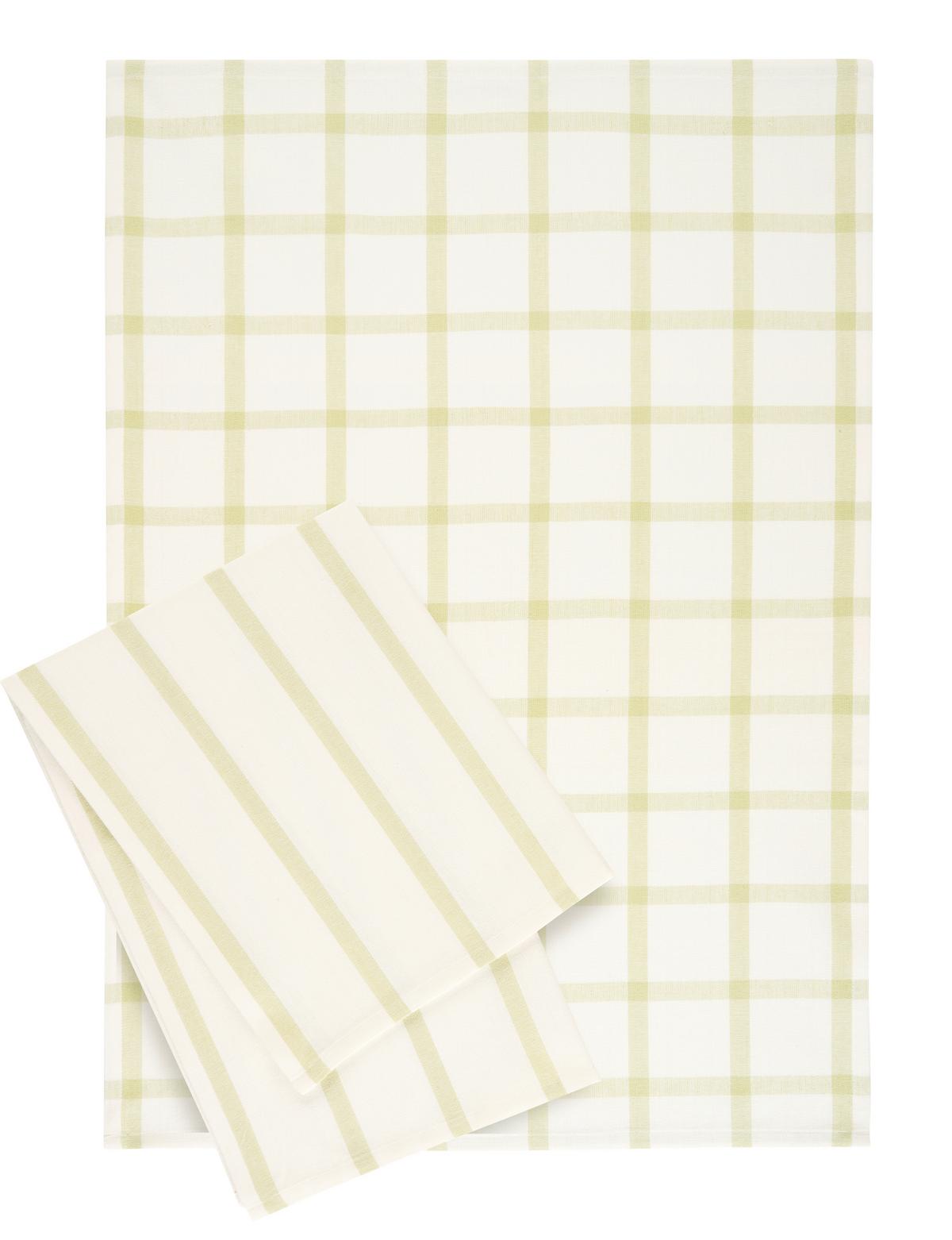 SADA UTĚREK EMMA - bílá/zelená, Konvenční, textil (50/70cm) - Mömax