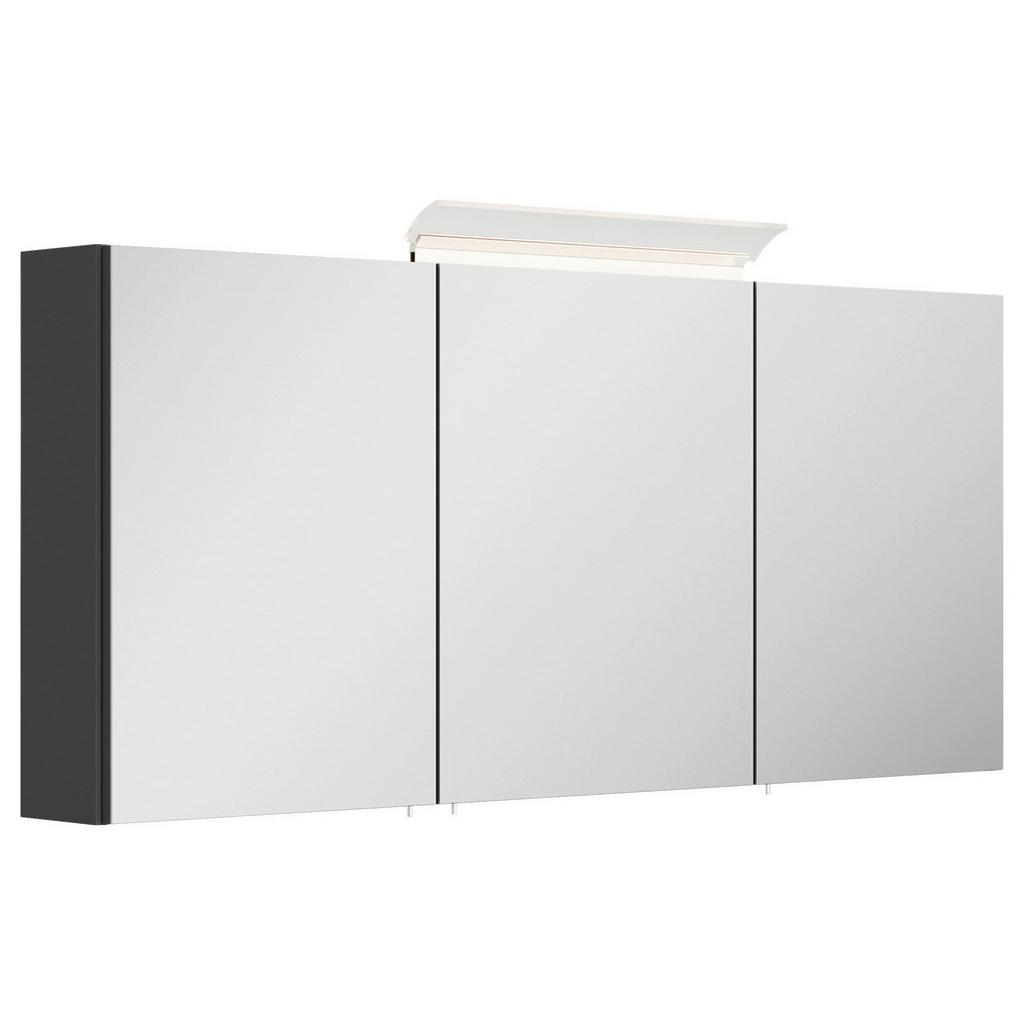 SPIEGELSCHRANK Graphitfarben B: 140 cm