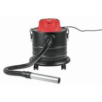 Aschesauger ohne Beutel mit 2,5 m Kabel 1200 W - Rot/Schwarz, Basics, Metall (36,5/36/40cm)