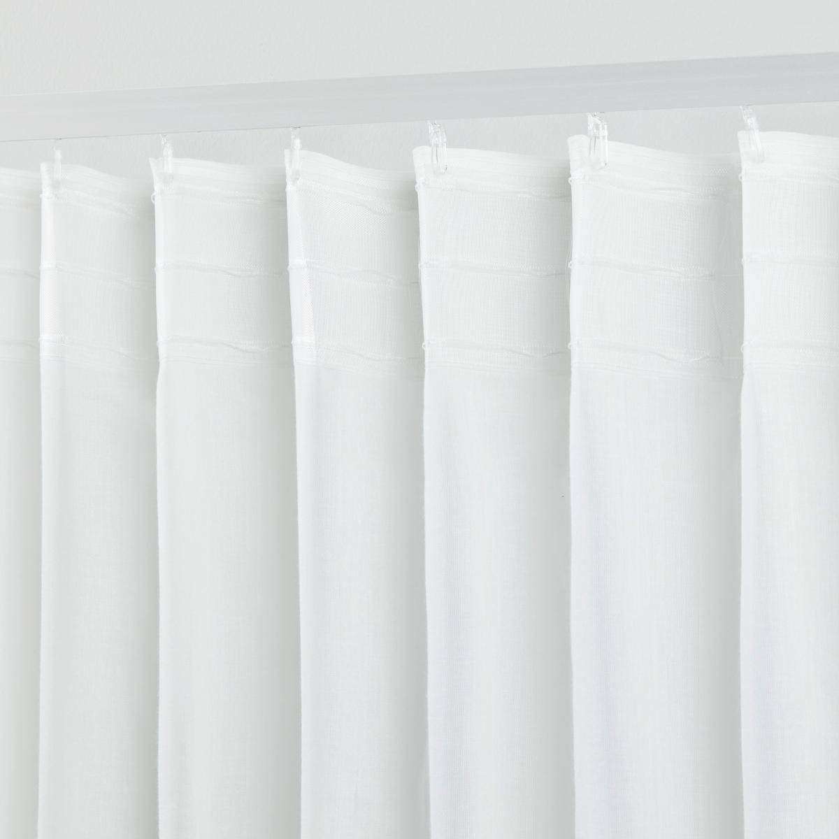 HOTOVÝ ZÁVĚS Bio-Luise, 2ks, 140/267cm - bílá, Natur, textil (140/267cm) - ecoTree