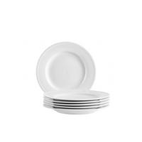 Desserttellerset Arlona Weiß 6-teilig - Weiß, Basics, Keramik - Mäser