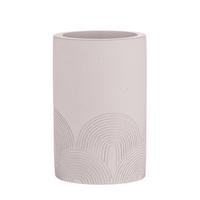 Zahnputzbecher 26133100 - Grau, MODERN, Stein (7/10,5/7cm) - Wenko