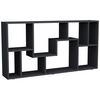 Regal Lanisa Anthrazit B: 116 Cm - Anthrazit/Silberfarben, Design, Holzwerkstoff (116/58/20cm) - MID.YOU
