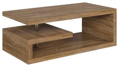 Couchtisch Glimp Coffee Table - Eichefarben, Design, Holzwerkstoff (120/60/45cm)