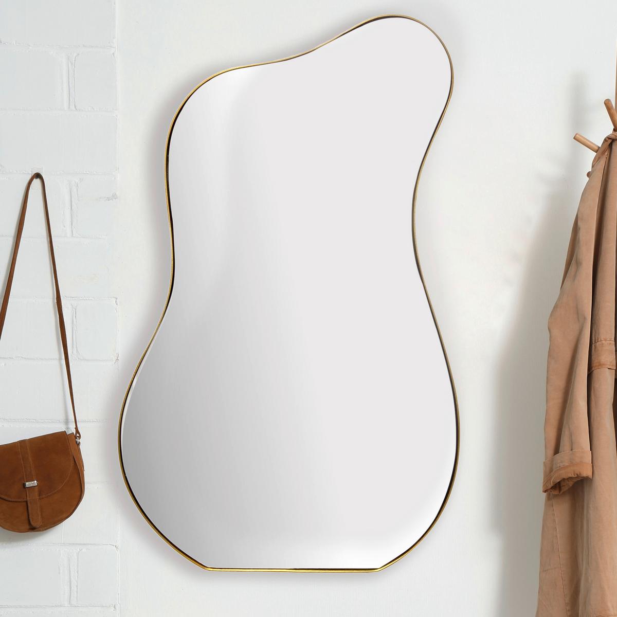 Wandspiegel Goldfarben B: 60 cm - Goldfarben, Design, Glas/Metall (60/100/2,5cm) - MID.YOU