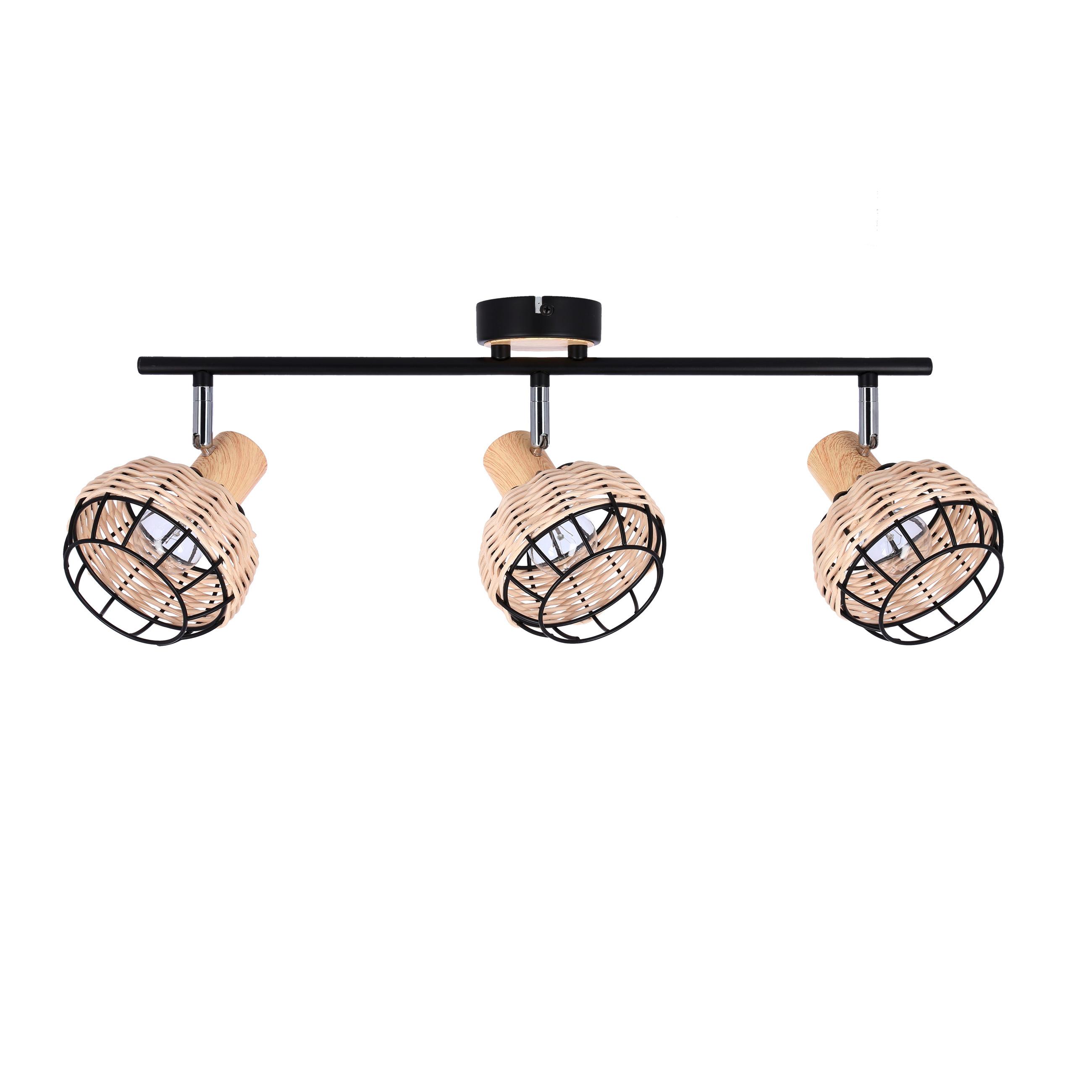 Strahler 93-12227 Tajga - Schwarz, Natur, Holz/Metall (64/12/18cm)