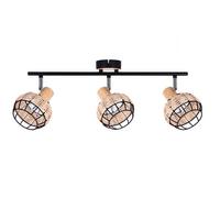 Strahler 93-12227 Tajga - Schwarz, Natur, Holz/Metall (64/12/18cm)