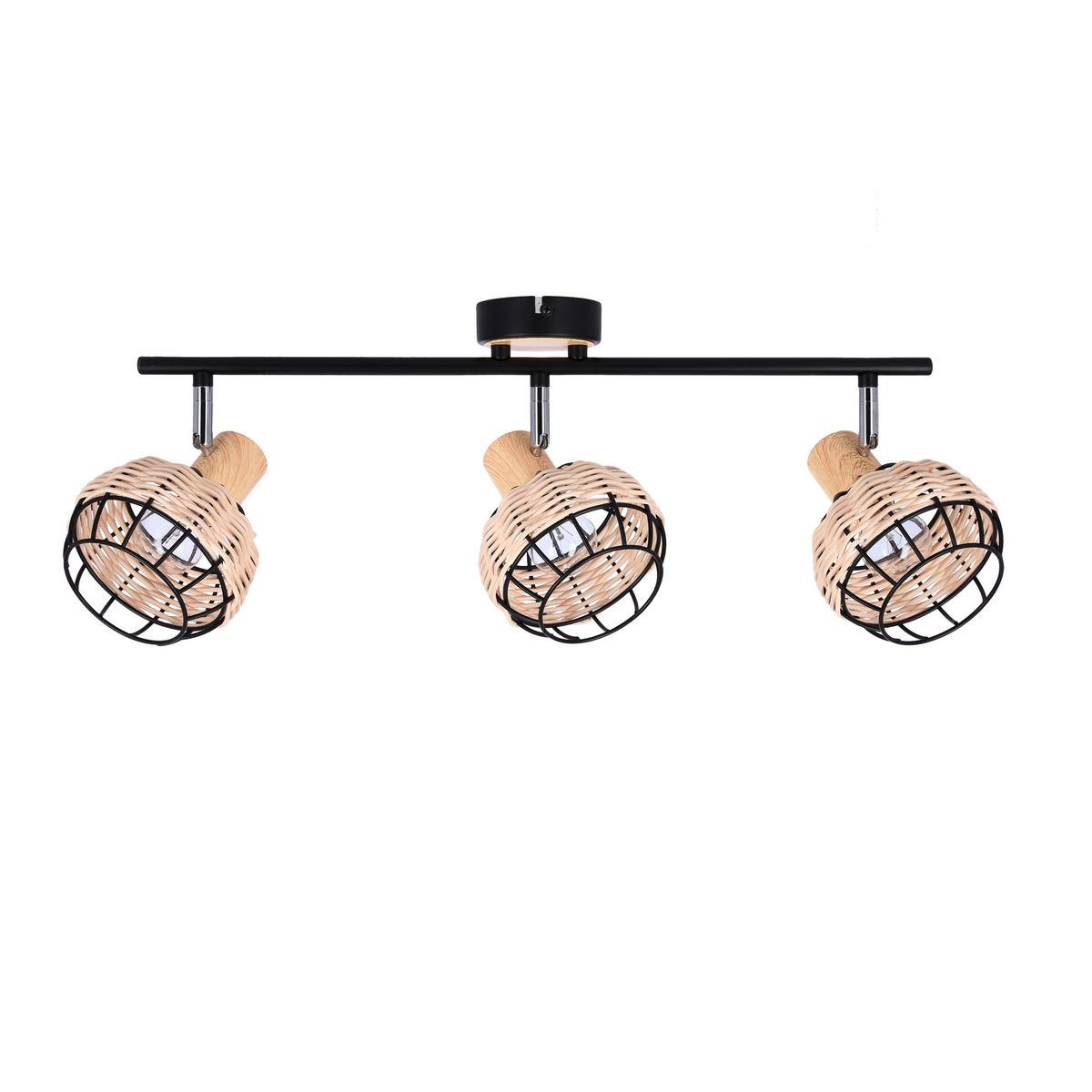 Strahler 93-12227 Tajga - Schwarz, Natur, Holz/Metall (64/12/18cm)