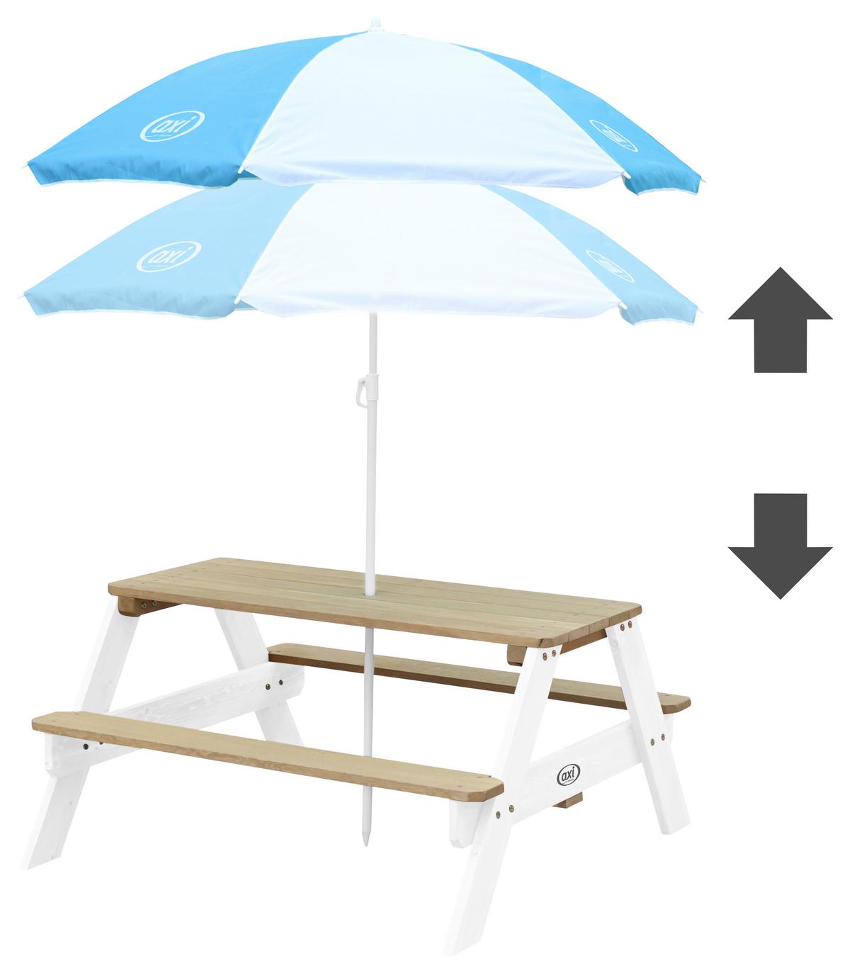 Kinder-gartenset A031.003.01 - Blau/Braun, KONVENTIONELL, Holz (97,7/48,7/95cm) - Ambia Garden