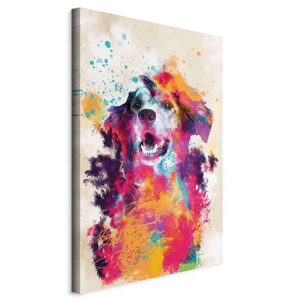 Leinwandbild Multicolor B: 40 Cm - Multicolor, Basics, Holzwerkstoff/Textil (40/60/1.2cm) - artgeist