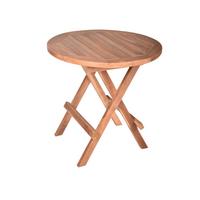 Gartenbeistelltisch Mitan - Braun, Basics, Holz (50/50/51cm) - Gardenson