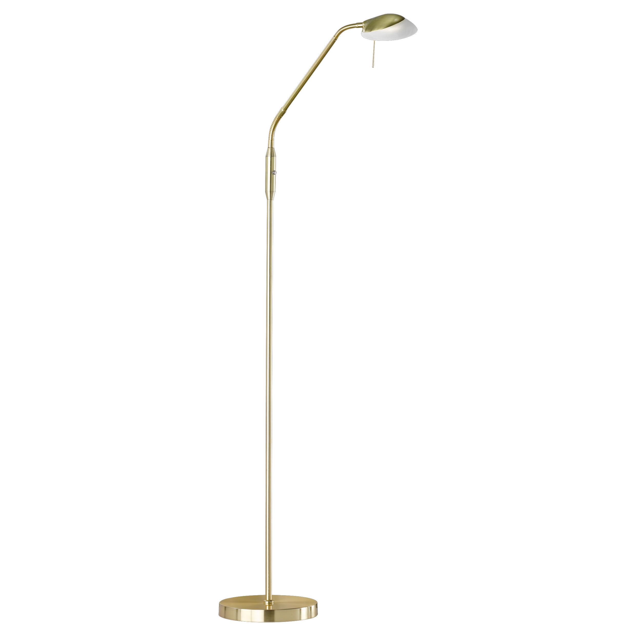 LED-Stehleuchte 40076 Pool Tw - Messingfarben, Design, Glas/Metall (23/160cm) - Fischer & Honsel