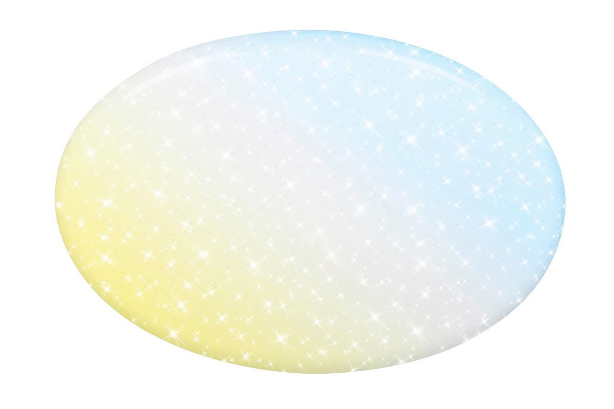 LED-Deckenleuchte Verb Weiß D: 56 cm - Weiß, Basics, Kunststoff/Metall (56/8.5cm)