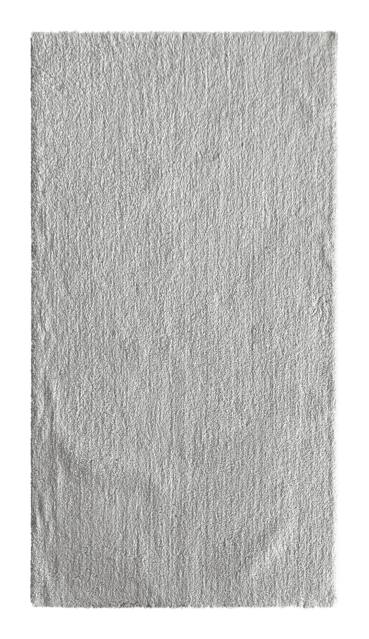 Hochflorteppich Silberfarben Kira 2 80x150 Cm - Silberfarben, MODERN, Textil (80/150cm) - Luca Bessoni